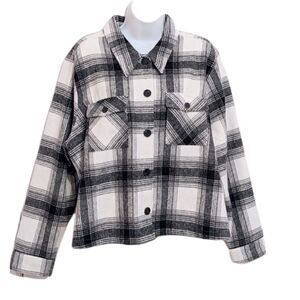 C by one Checked plaid shacket shirt jacket size 2X brand NEW @R